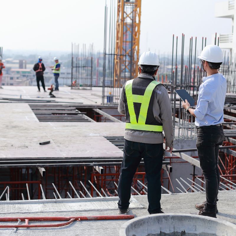 Hochbau Baustelle im Aargau